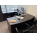 Espresso U/C Suite Bow Front Office Desk w/ Knee Space, Lateral